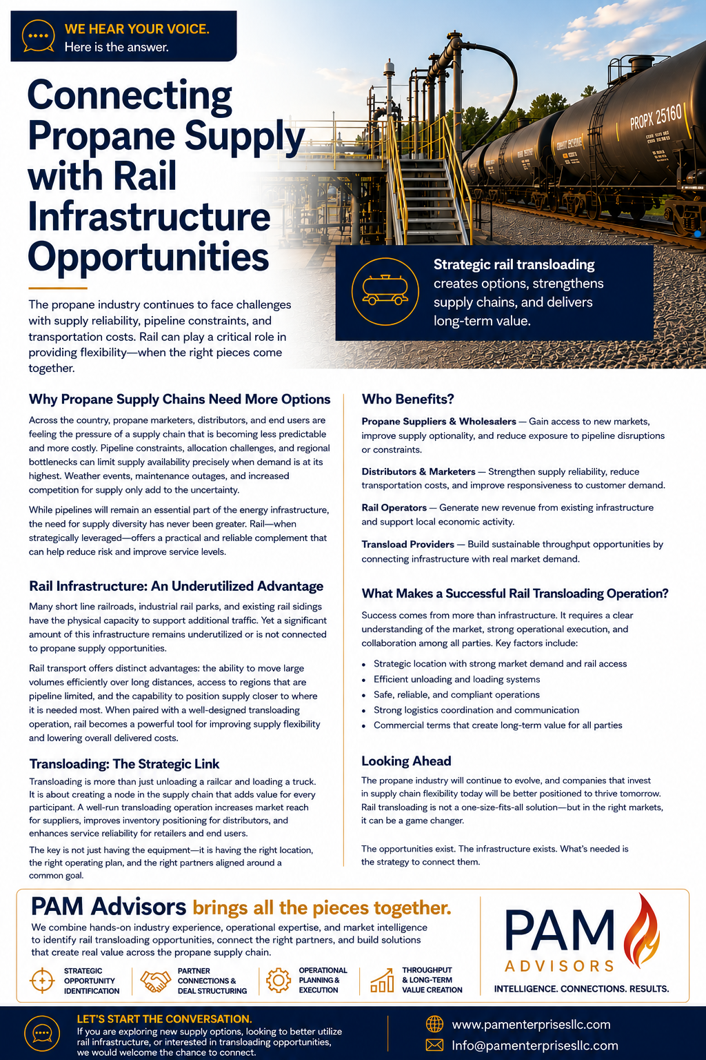 Designed edition of Connecting Propane Supply with Rail Infrastructure Opportunities
