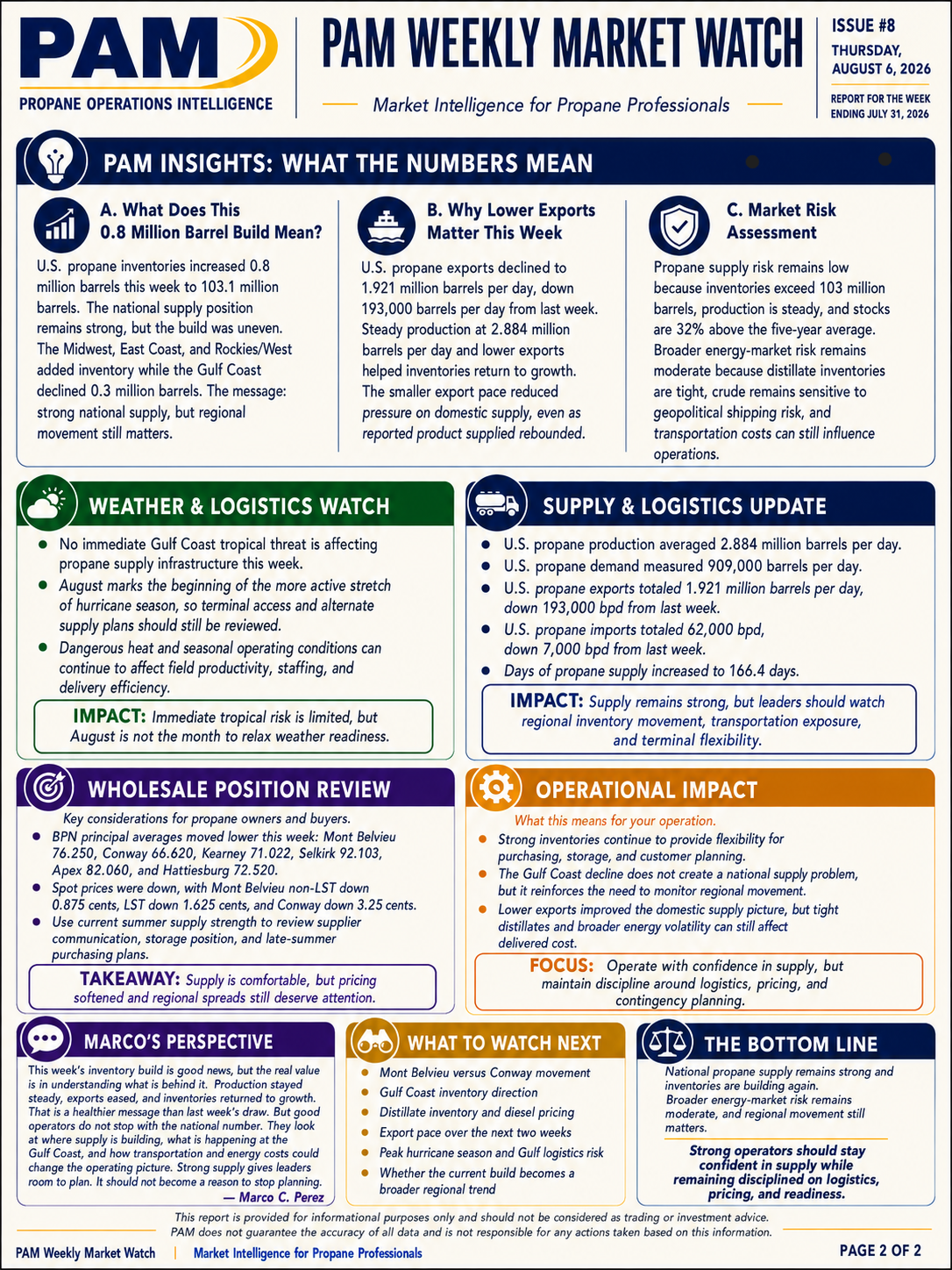PAM Weekly Market Watch Issue #8 page 2
