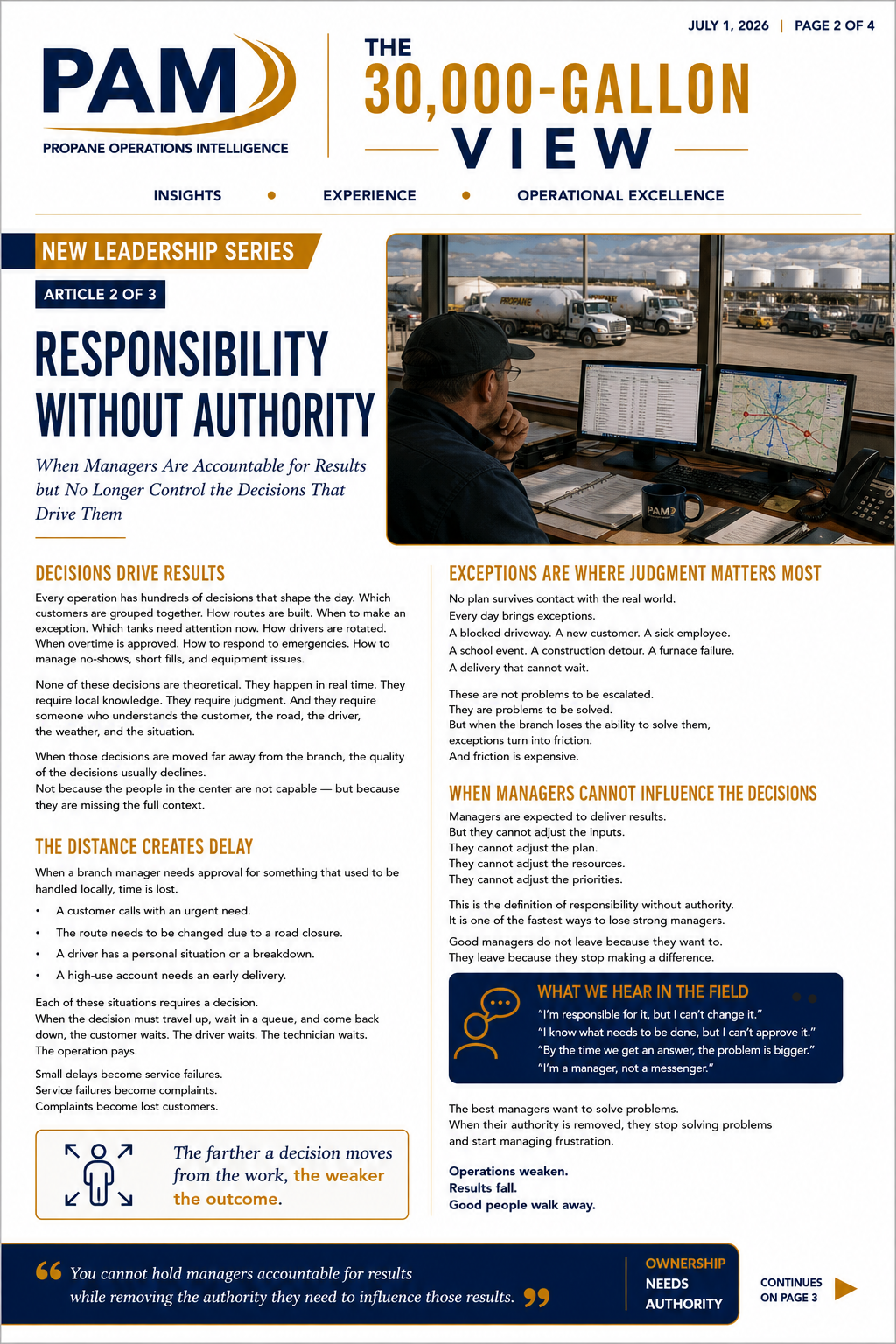 Responsibility Without Authority page 2
