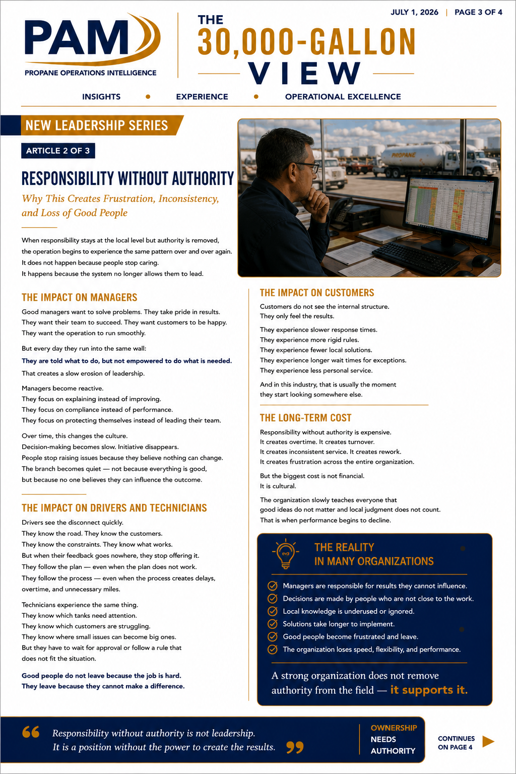 Responsibility Without Authority page 3