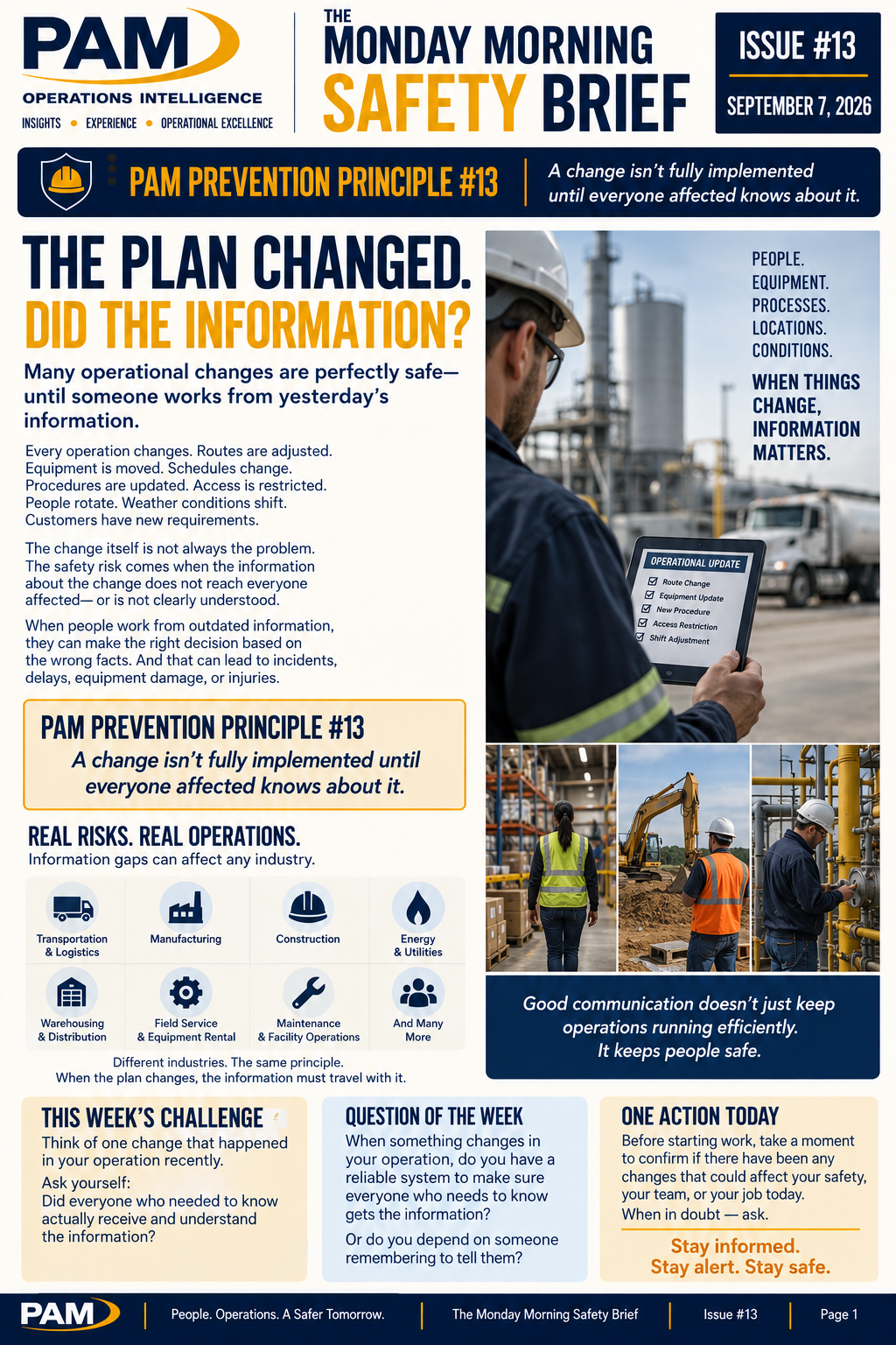 The Plan Changed. Did the Information? cover