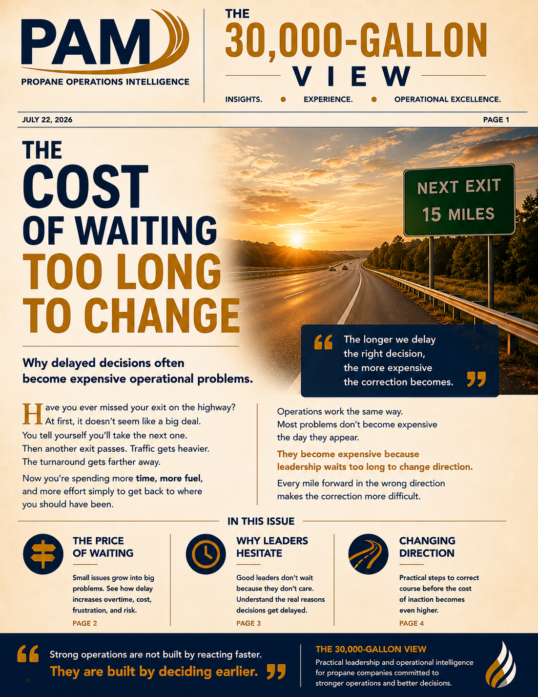 The Cost of Waiting Too Long to Change cover