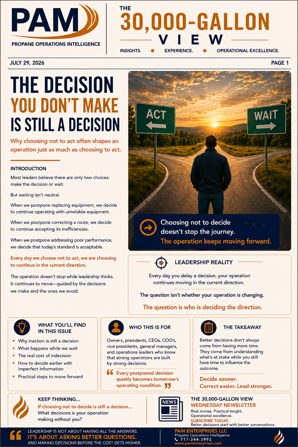 The Decision You Don’t Make Is Still a Decision cover