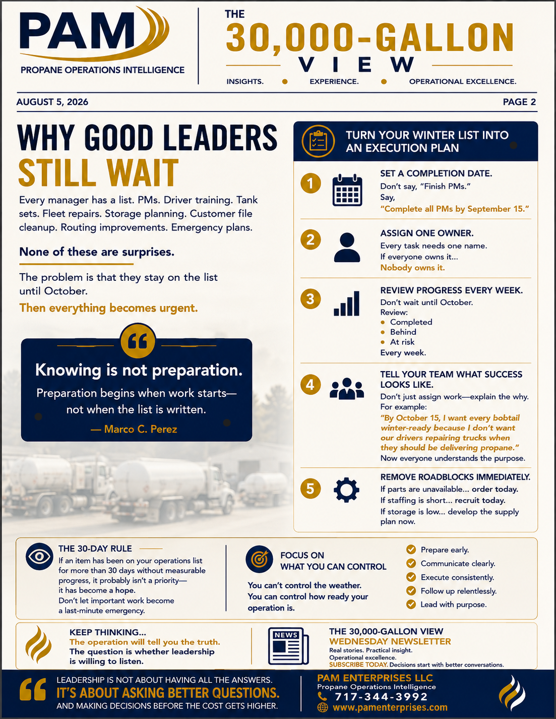What Is Your Operation Telling You Before Winter page 2